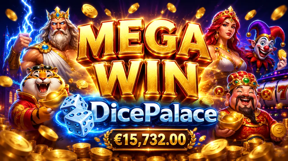 DicePalace Casino featured games artwork