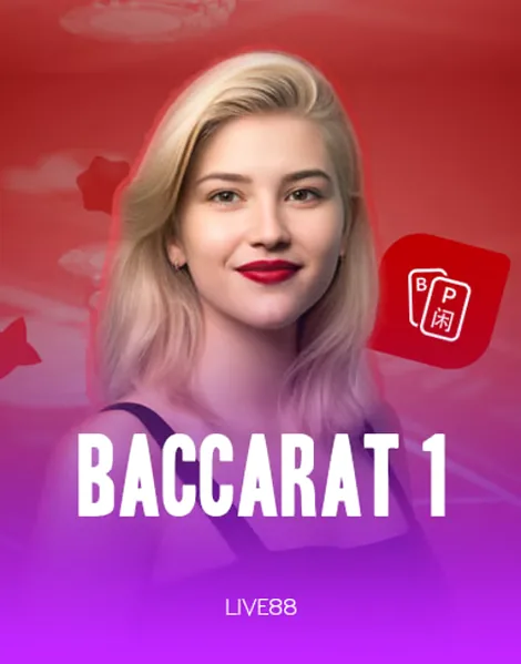 Live Baccarat table by Live88 at DicePalace